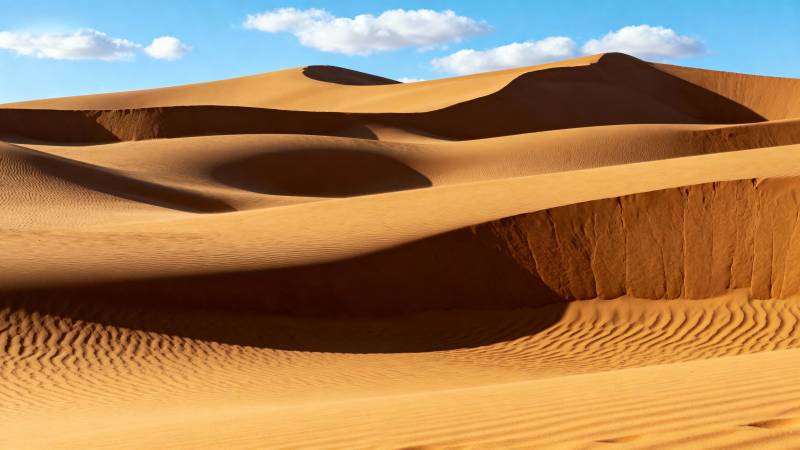 沙漠沙丘风光图片