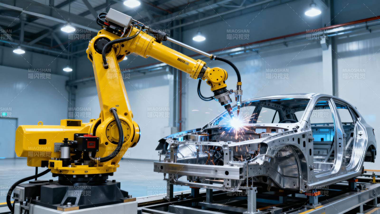 智能焊接机器人图片