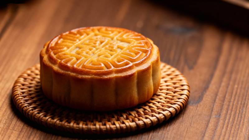 金黄月饼 中秋佳品图片