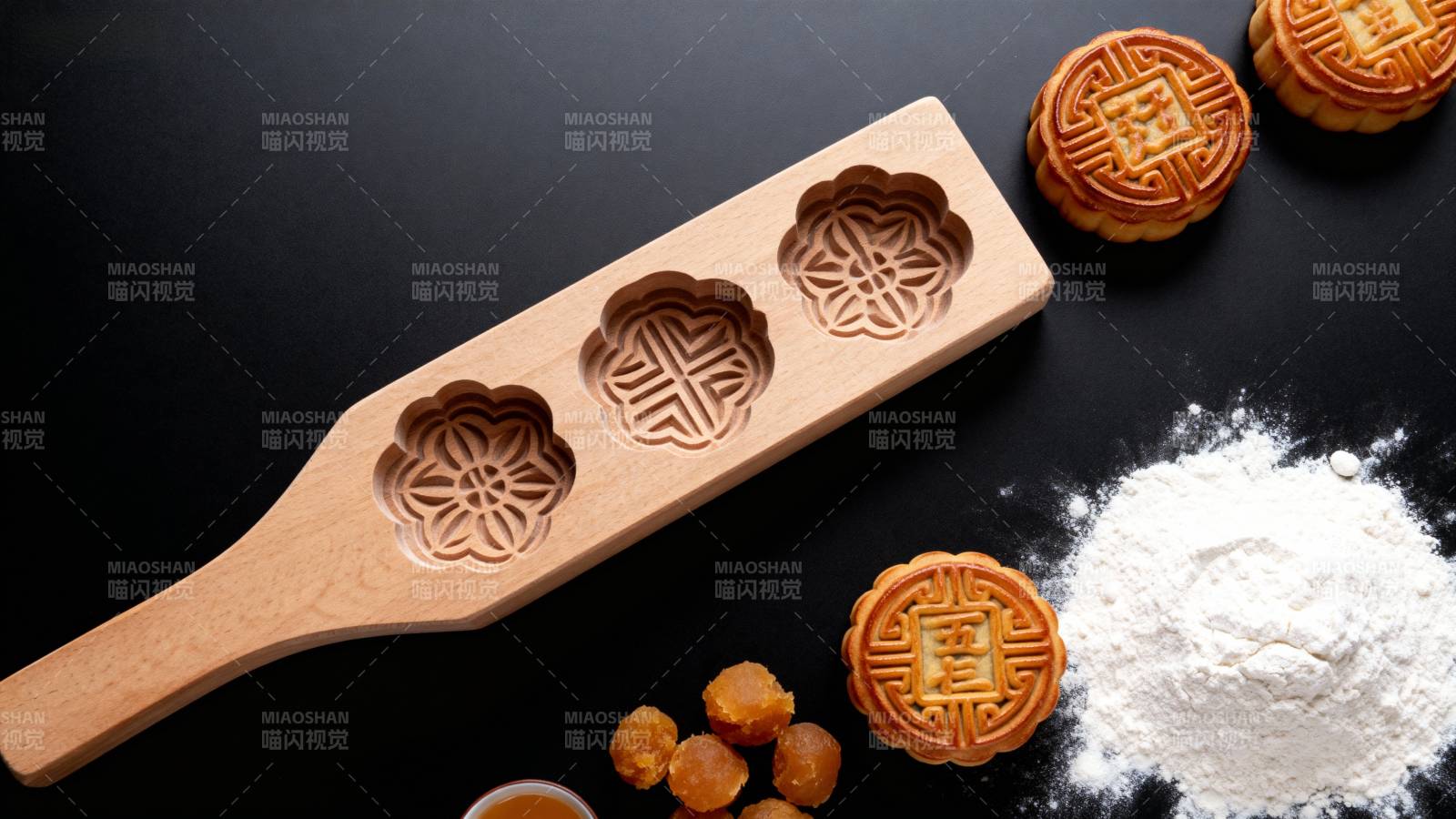 中秋月饼制作工具图片