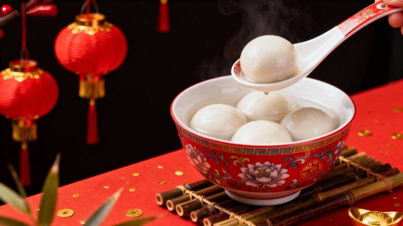 元宵佳节汤圆香图片