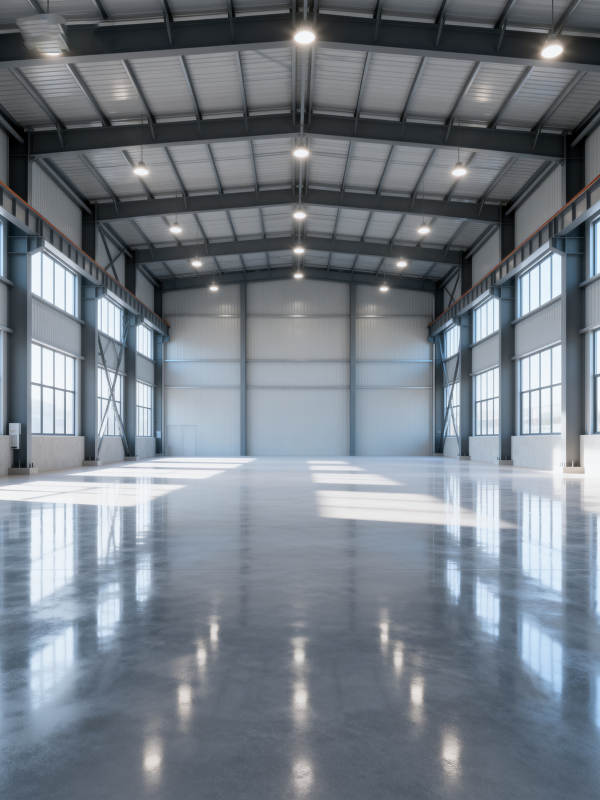 宽敞明亮的工业厂房图片