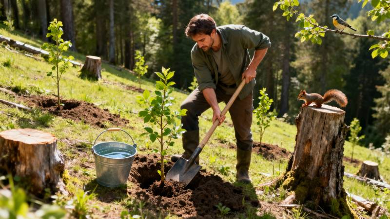 植树造林 守护自然图片