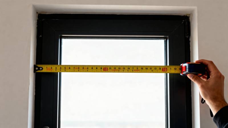 测量窗户尺寸图片