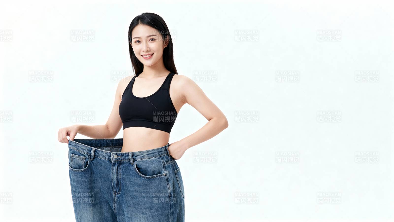 瘦身成功 自信满满图片