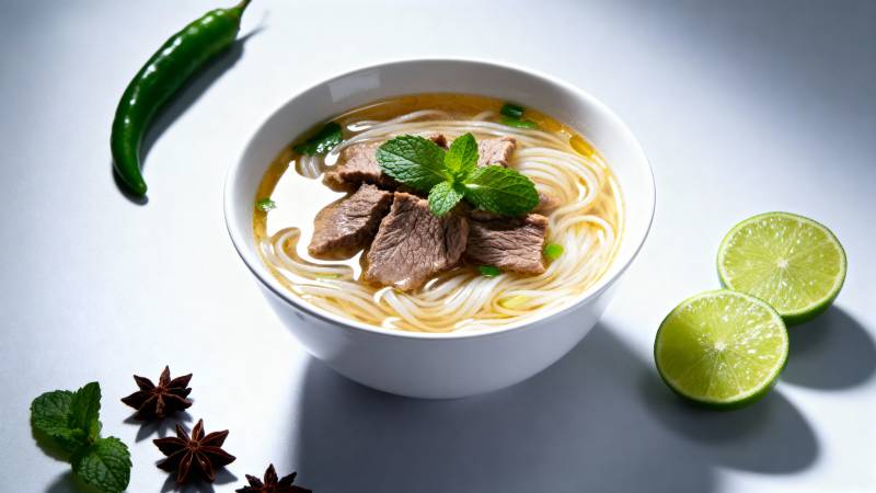 香辣牛肉面图片