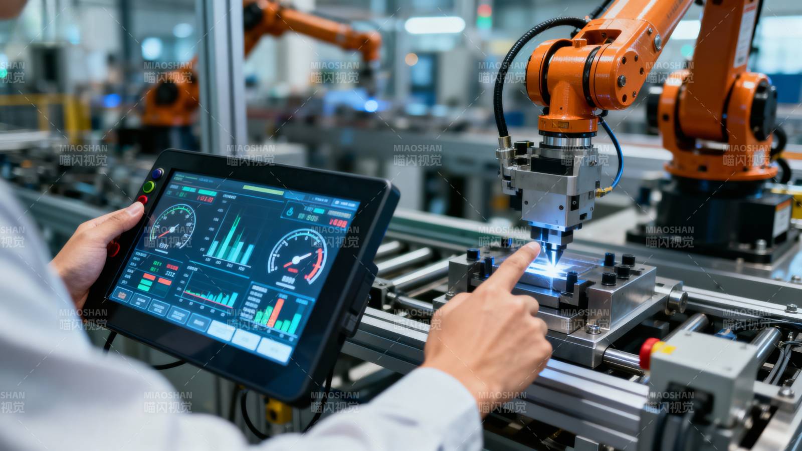 智能制造监控现场图片