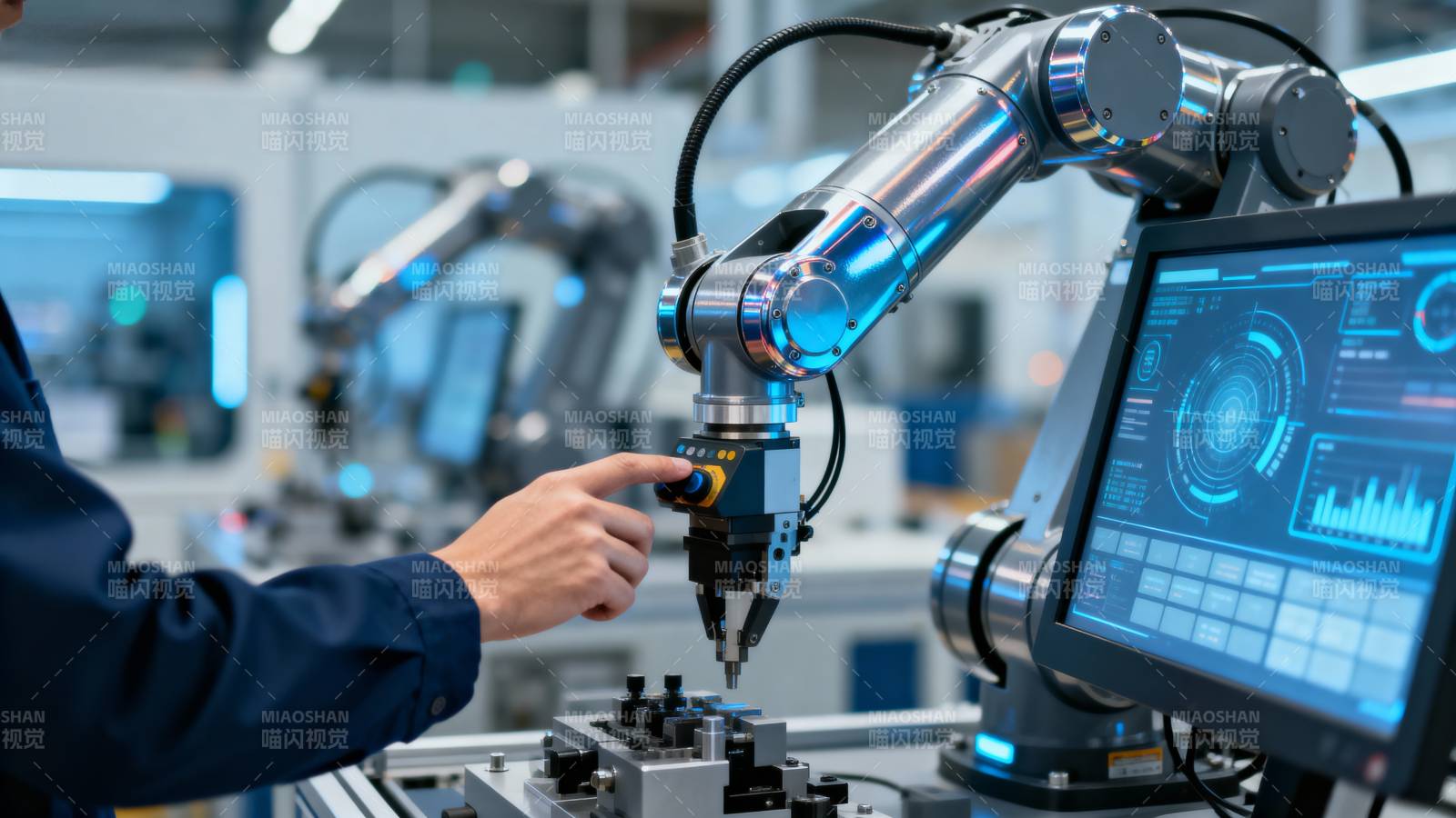 智能制造现场图片