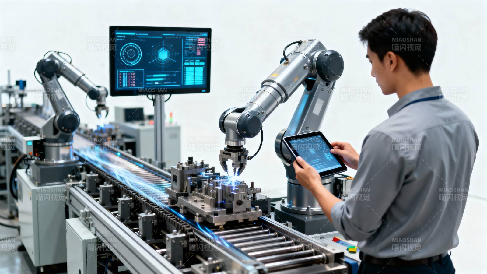 智能制造现场图片