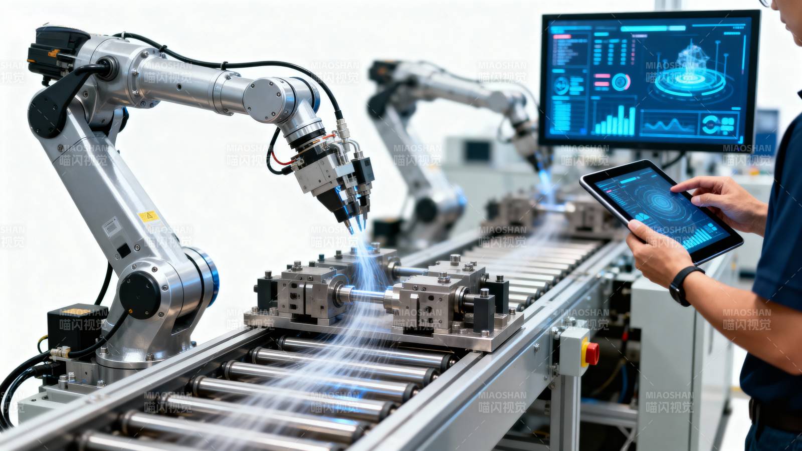 智能制造生产线图片