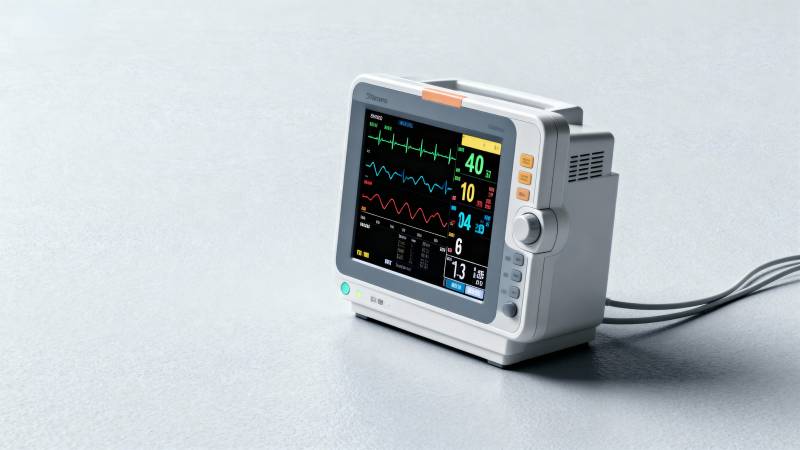 医疗监护仪显示生命体征图片