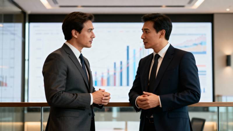 商务会谈现场图片