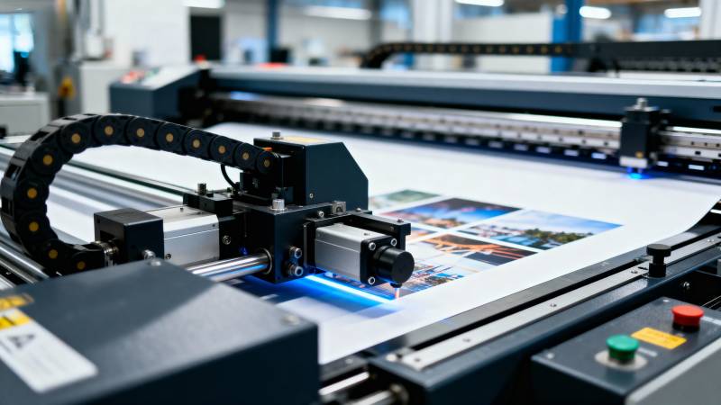 工业打印设备运作中图片