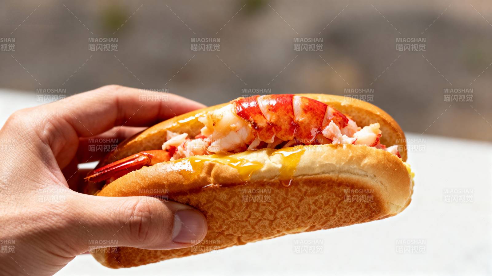 龙虾三明治图片