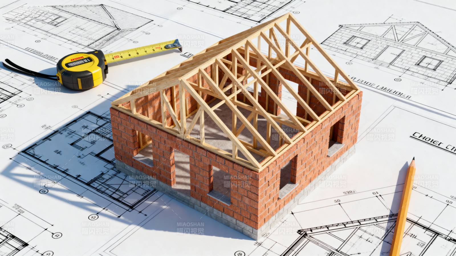 建筑模型与图纸图片