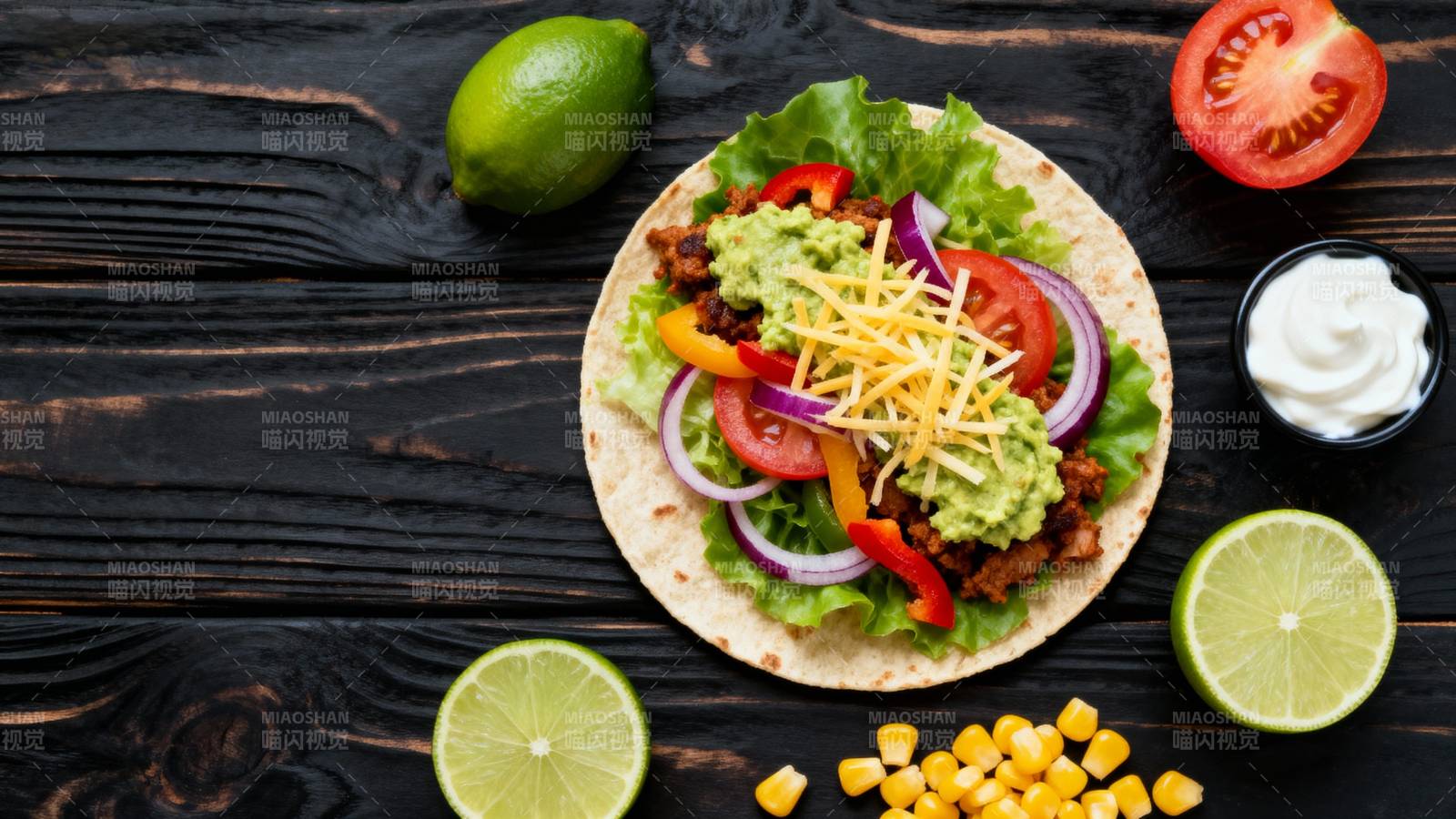 美味墨西哥卷饼图片