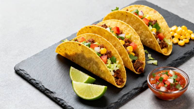 美味墨西哥塔可图片