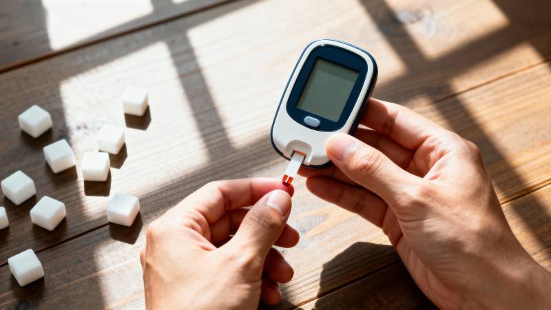 血糖检测瞬间图片