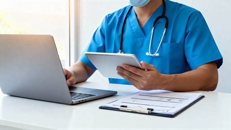 医生办公场景图片