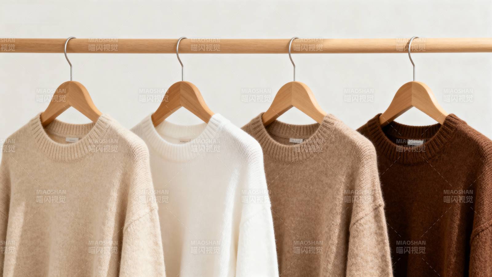 四色毛衣挂架展示图片