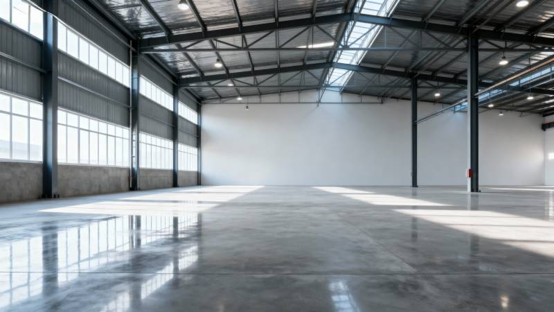 宽敞明亮的工业厂房图片