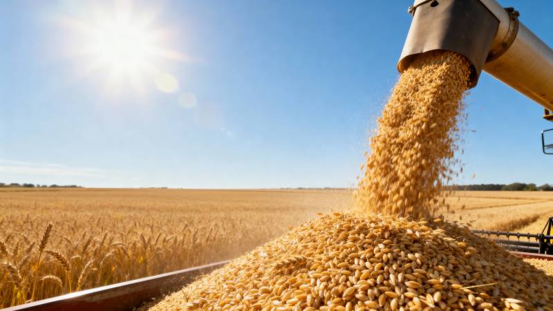 金秋丰收景象图片