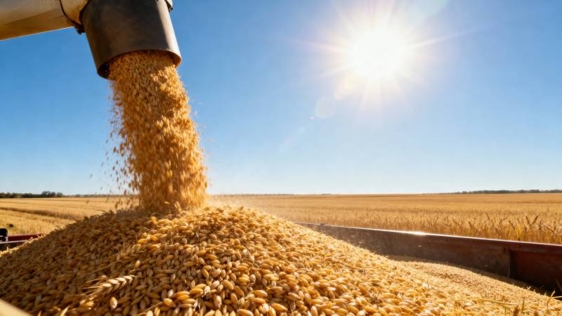 金秋丰收景象图片