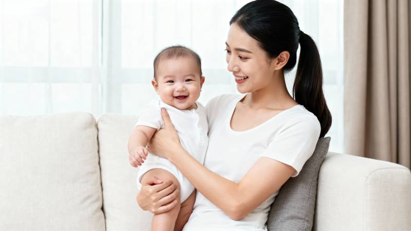 母子温馨时光图片