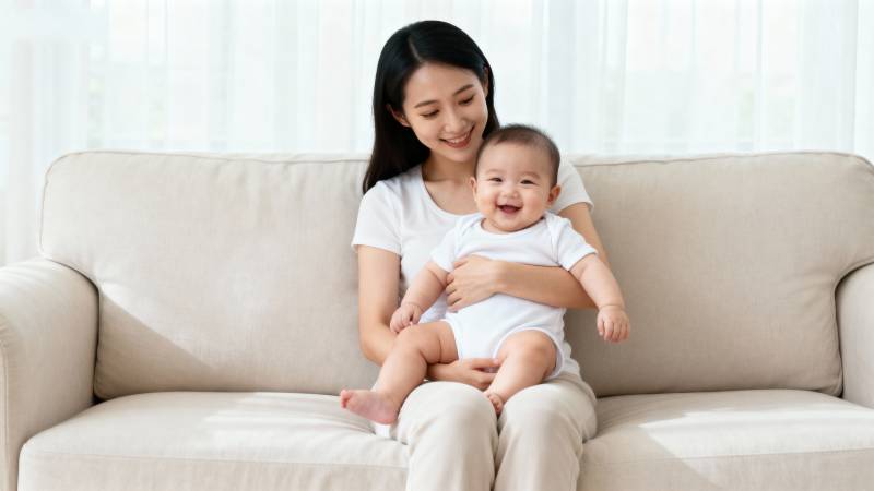 母子温馨时光图片