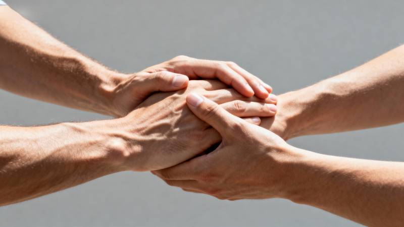 团结协作 共筑未来图片