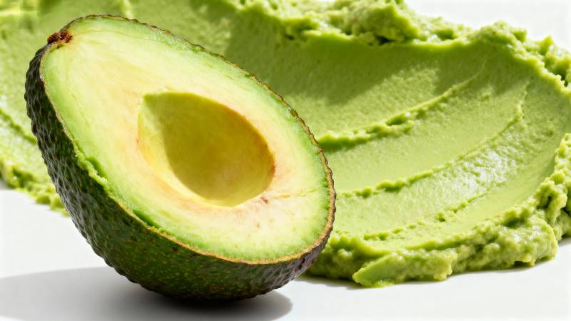 牛油果切片与泥图片