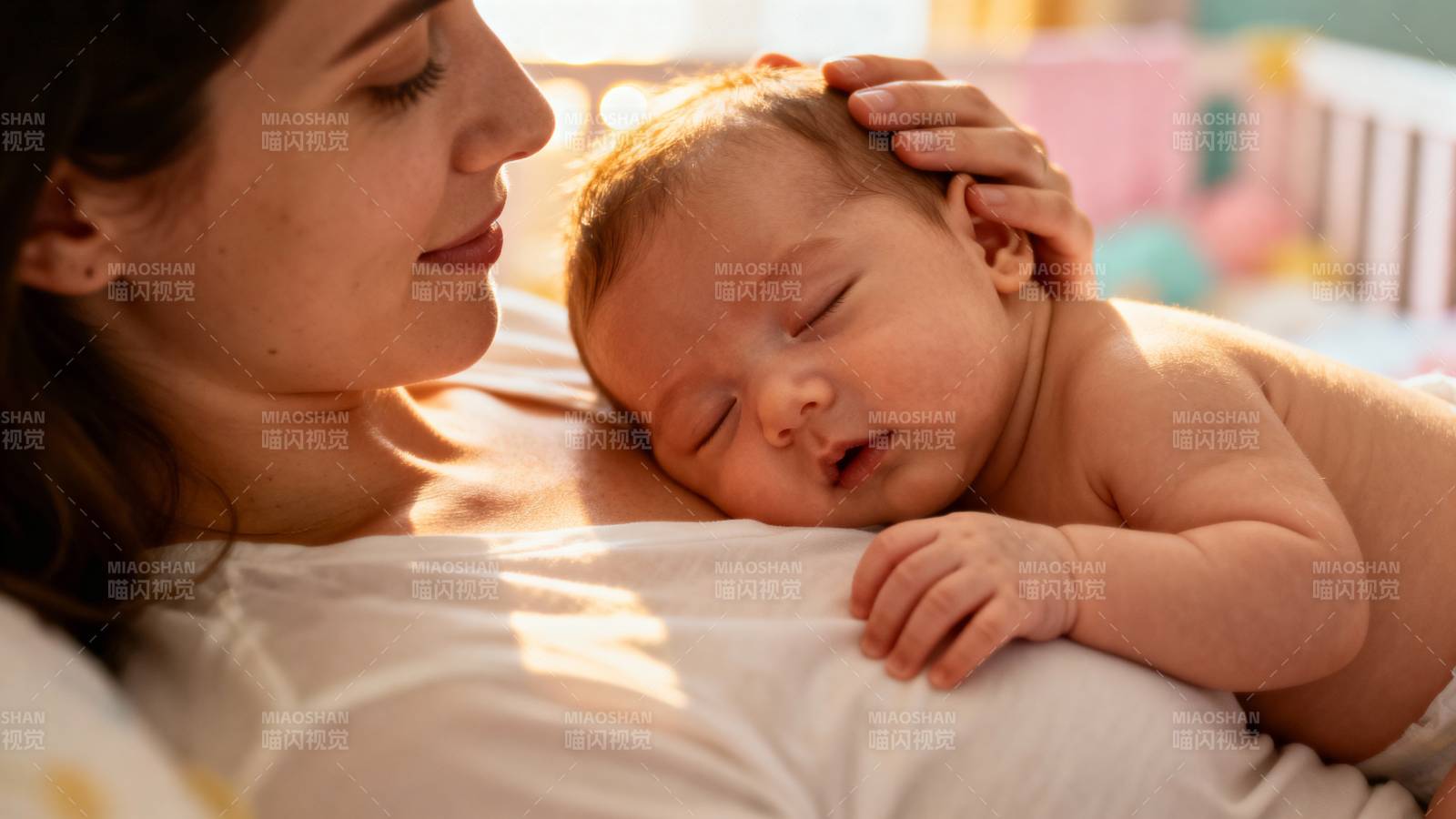 母爱温馨时刻图片