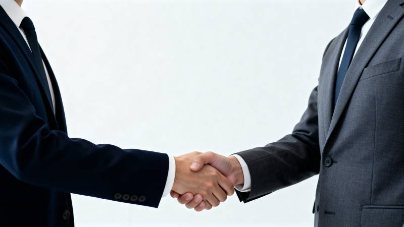 商务握手合作图片