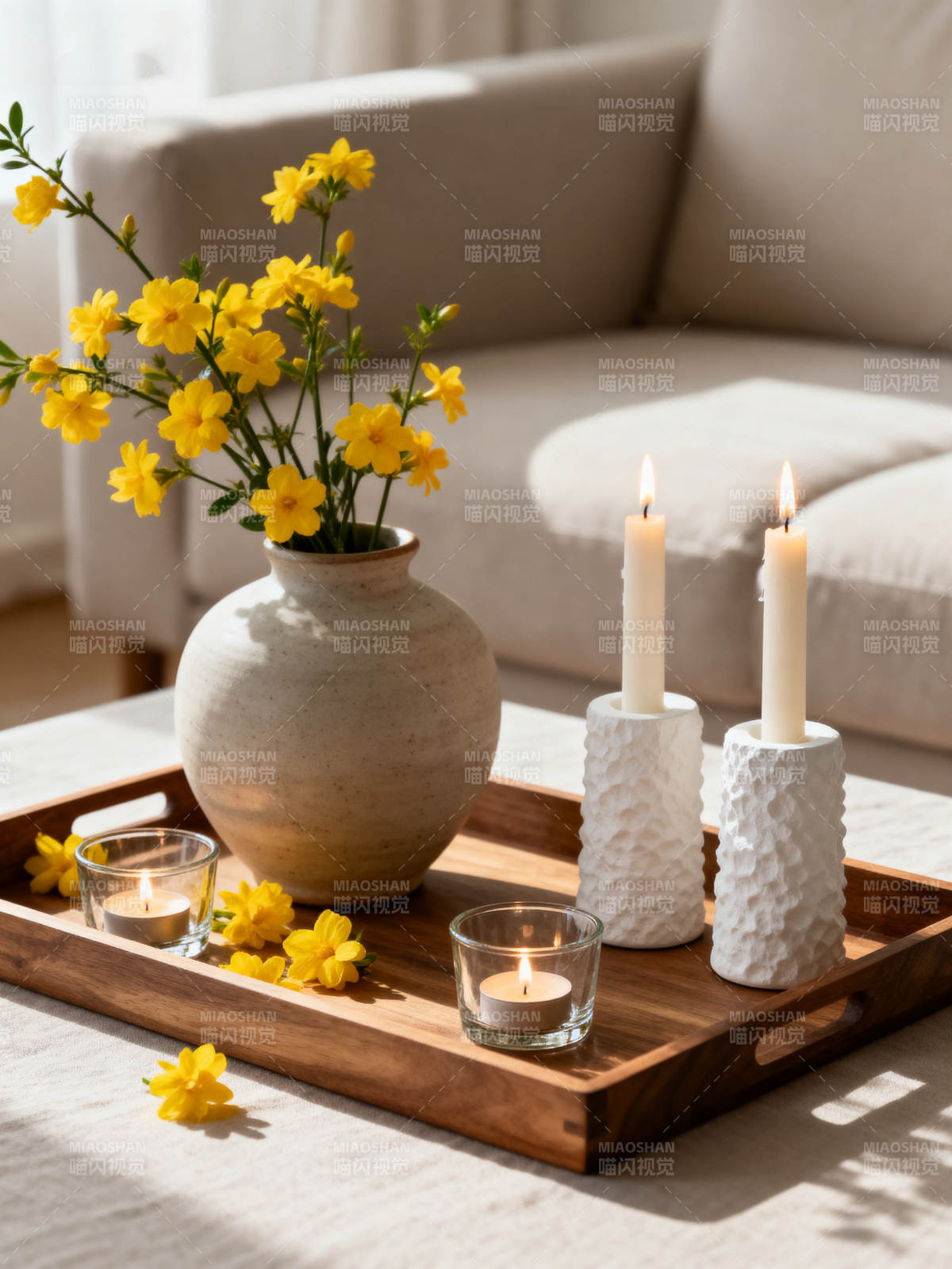 春日静谧时光图片