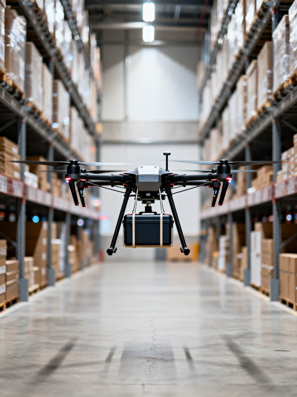 仓库无人机运输图片
