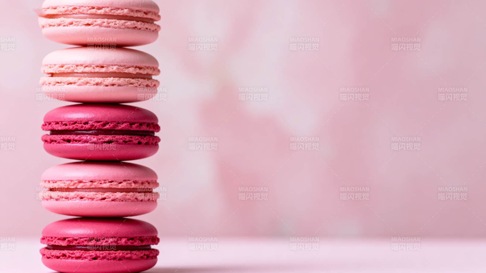 粉红马卡龙叠叠乐图片