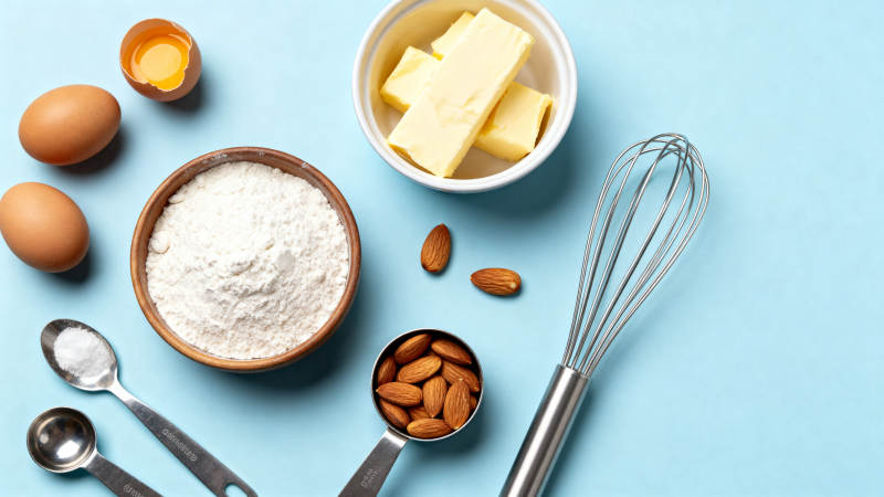 烘焙原料准备中图片