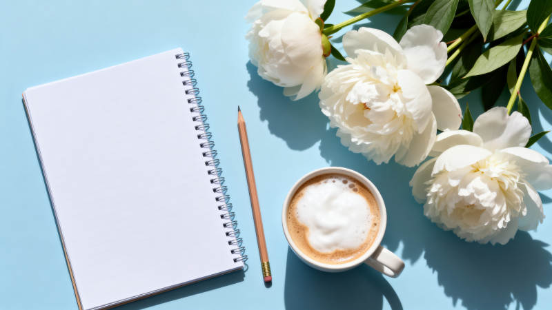 静谧时光 花香伴书图片