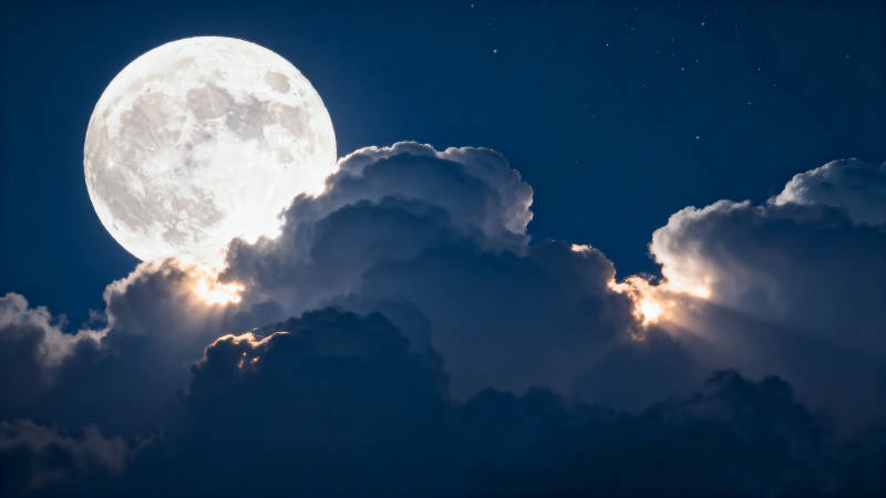 明月穿云夜图片