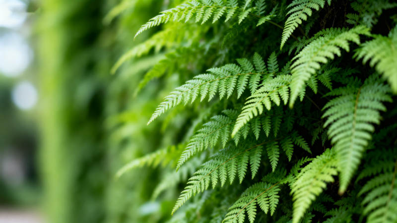 翠绿蕨叶生机盎然图片