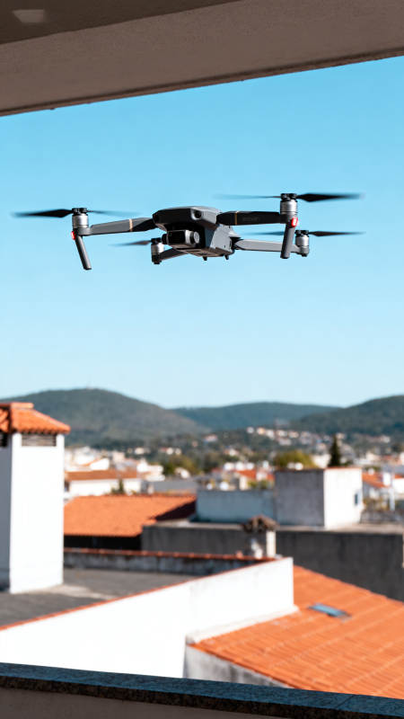 无人机翱翔天际图片