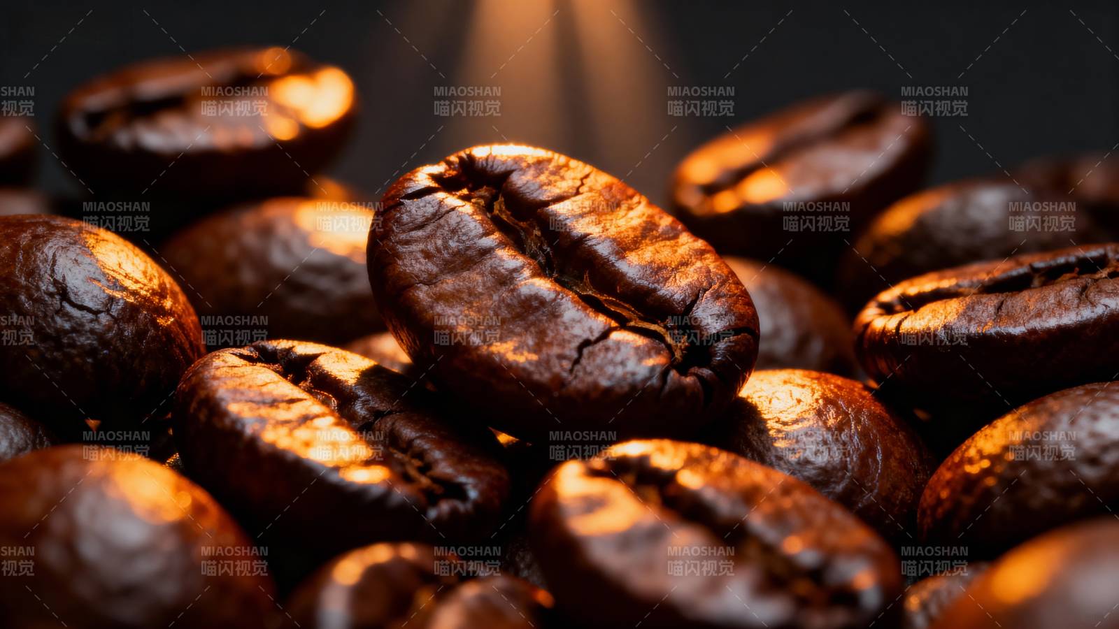 咖啡豆特写图片