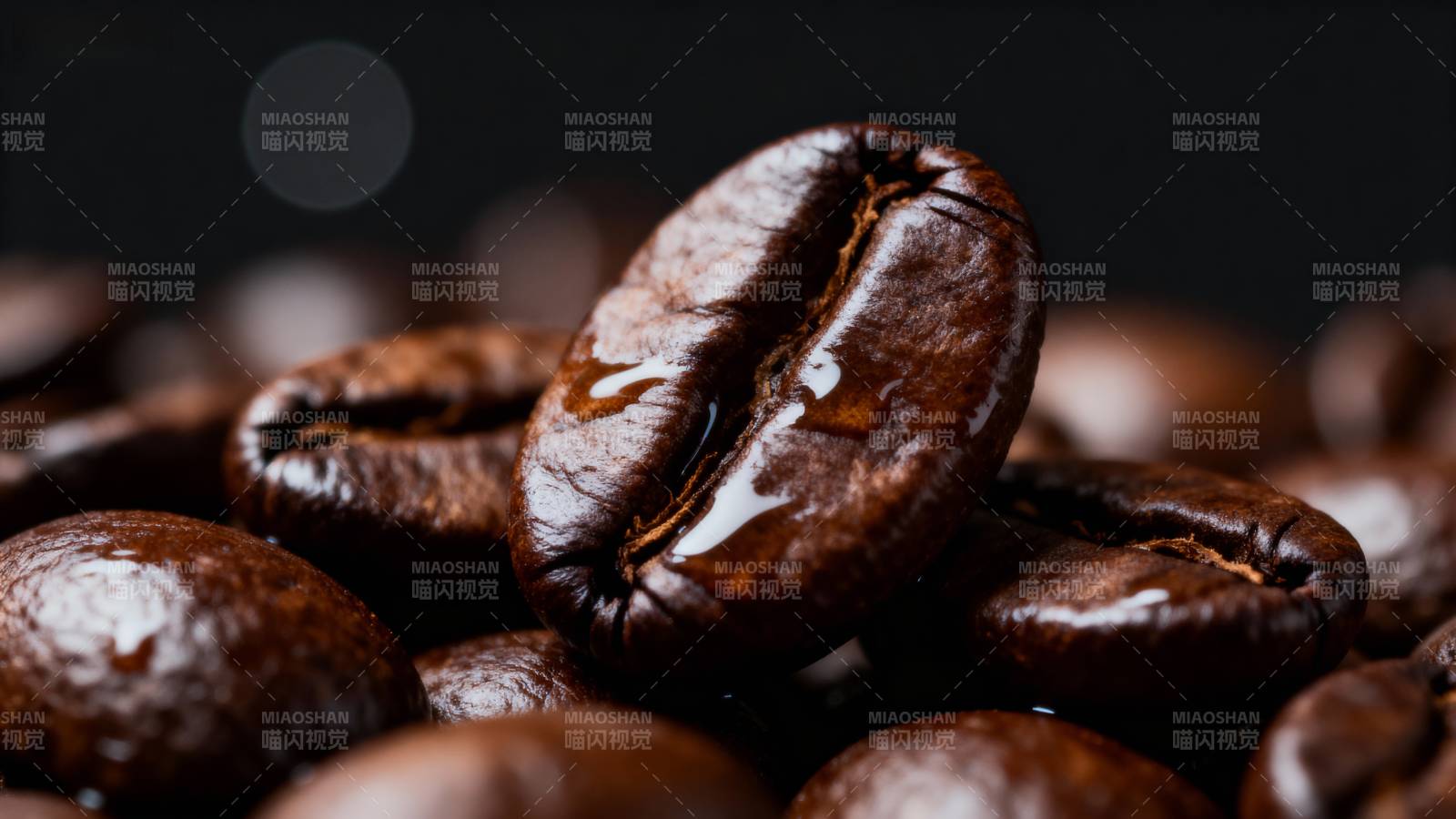 咖啡豆特写图片