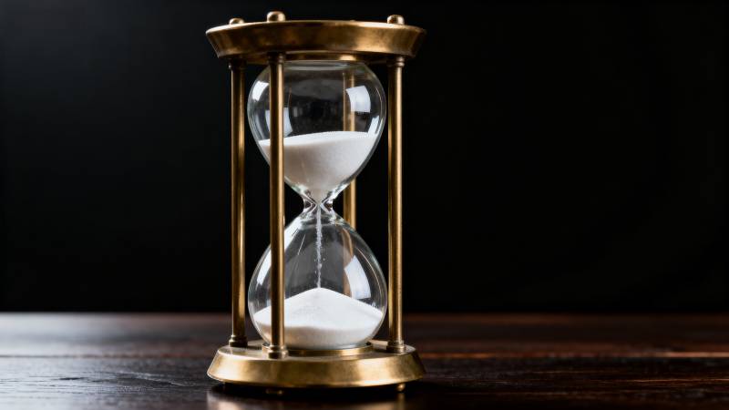 沙漏静置时光图片