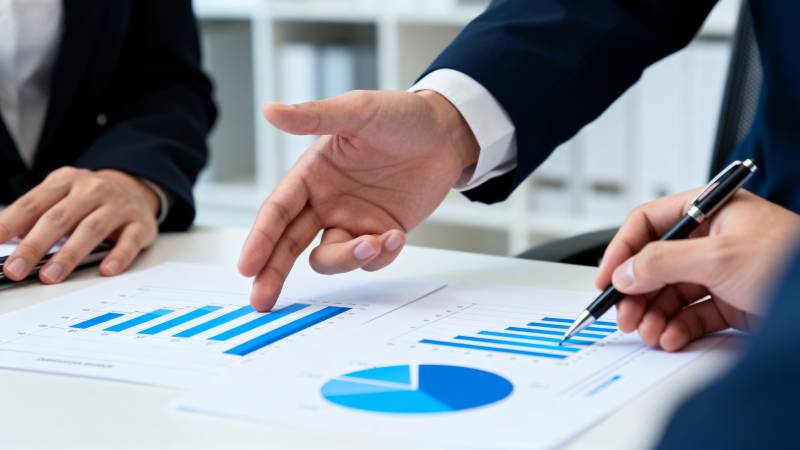 商务会议分析图表图片