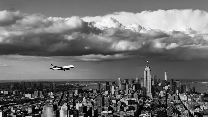 飞越纽约天际线图片