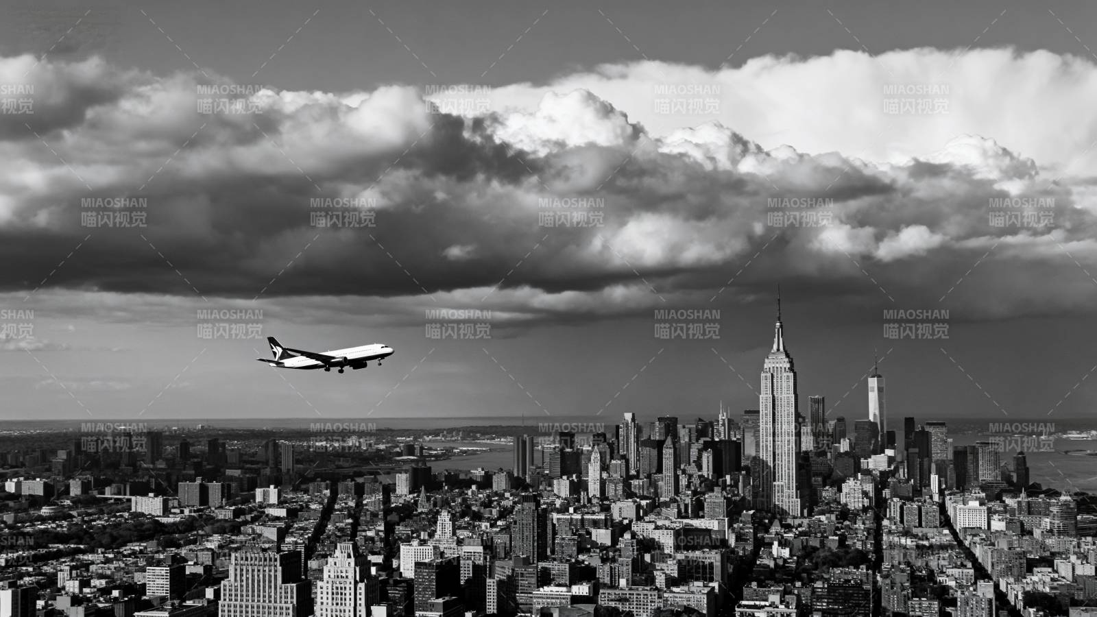 飞越纽约天际线图片