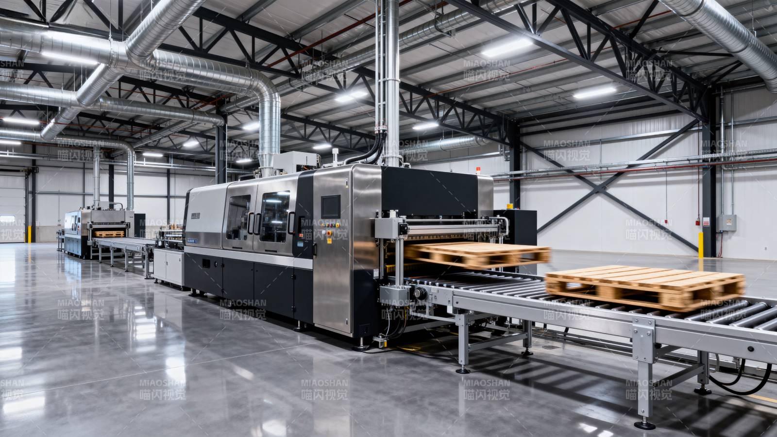 现代化工业生产线图片