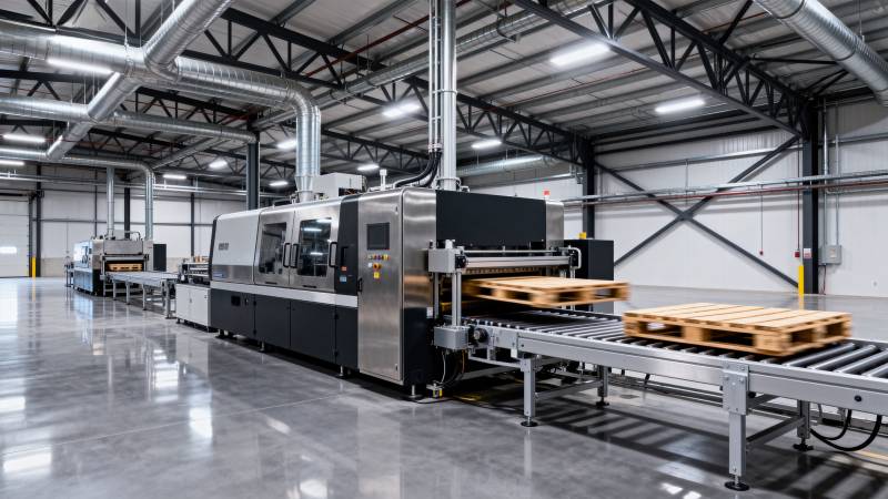 现代化工业生产线图片