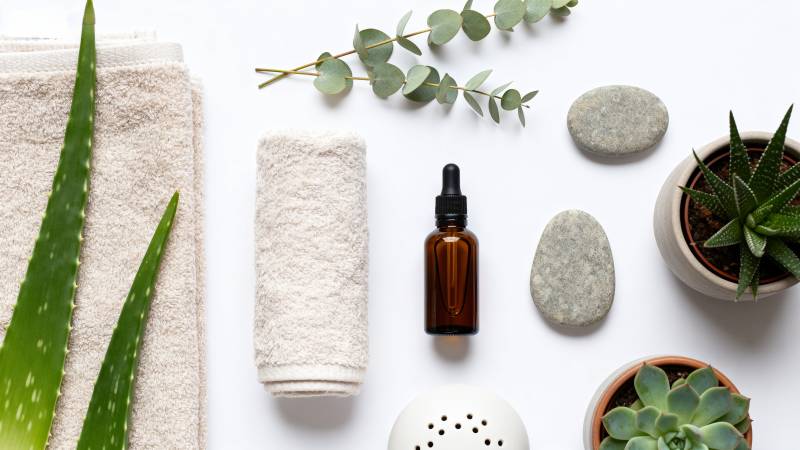 天然护肤套装图片